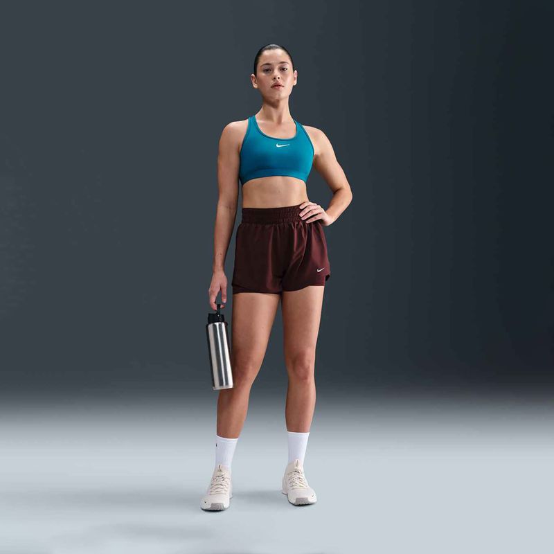 Спортен сутиен Nike Swoosh Medium Support green abyss/white 2