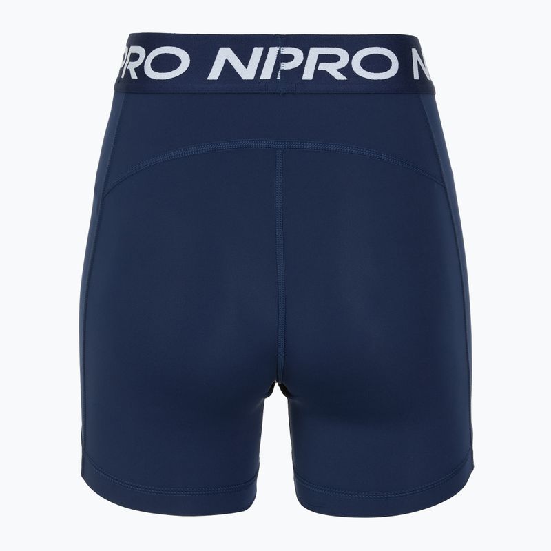 Дамски шорти за тренировка Nike Pro 365 5" midnight navy/white 6