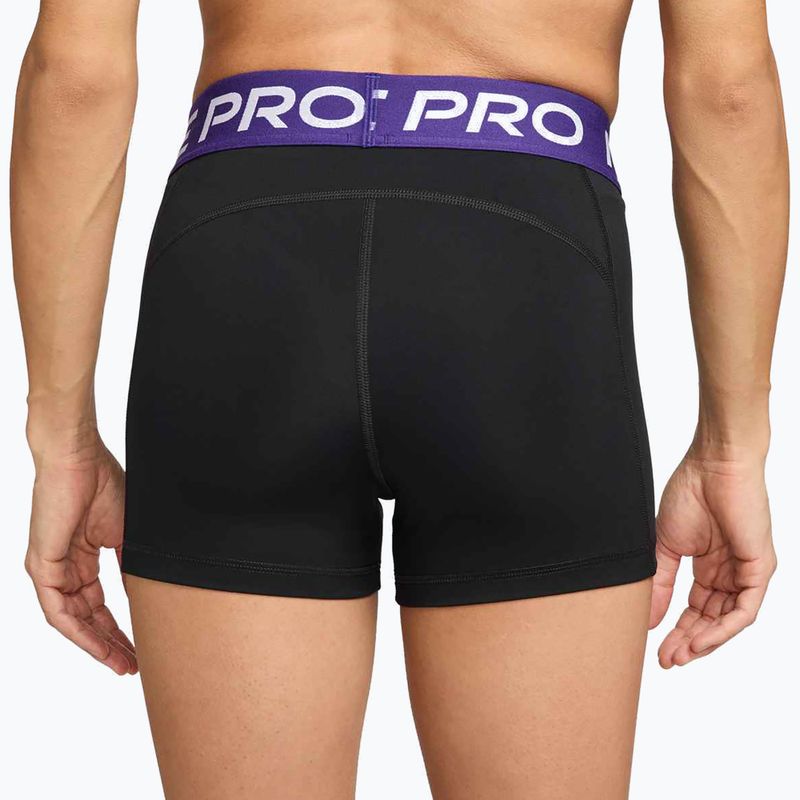 Дамски шорти Nike Pro 365 3“ black/court purple/white 3