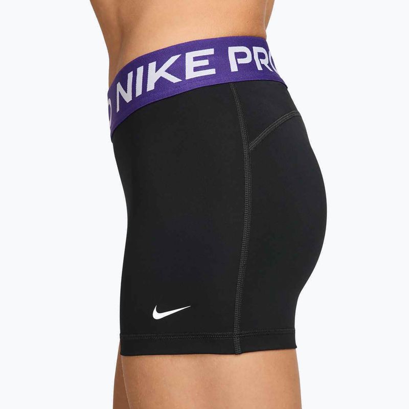 Дамски шорти Nike Pro 365 3“ black/court purple/white 4