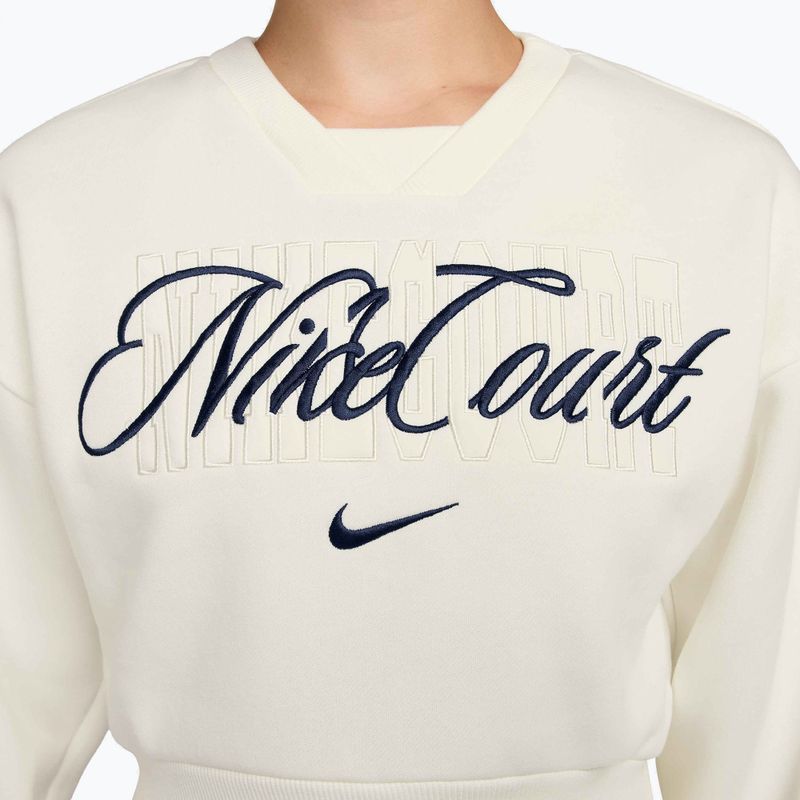 Дамски суитшърт Nike Court Collection French Terry Crew Neck sailor blue/navy blue 3