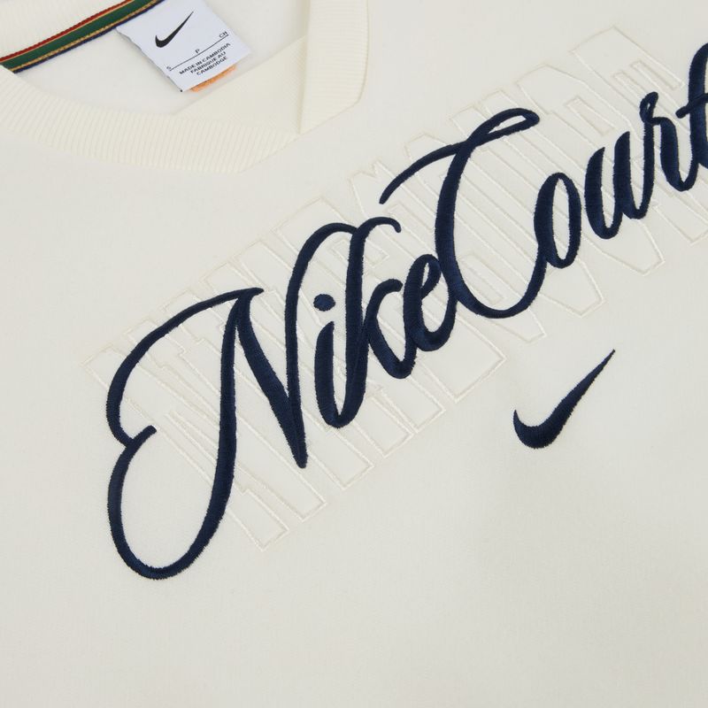 Дамски суитшърт Nike Court Collection French Terry Crew Neck sailor blue/navy blue 6