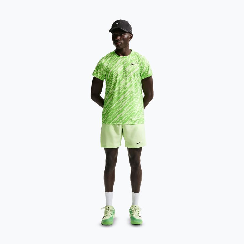 Мъжки тенис шорти Nike Court Dri-Fit Victory 7“ Shorts light liquid lime/black 3