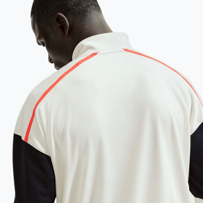 Мъжки тенис суитшърт Nike Court Heritage sail/turf orange 5