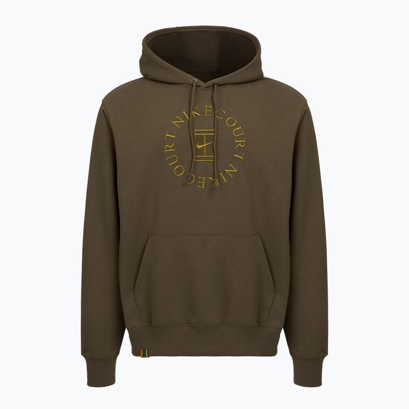 Mъжки тенис суитшърт Nike Court Dri-Fit Heritage French Terry Hoodie dark hazel/saffron quartz 4