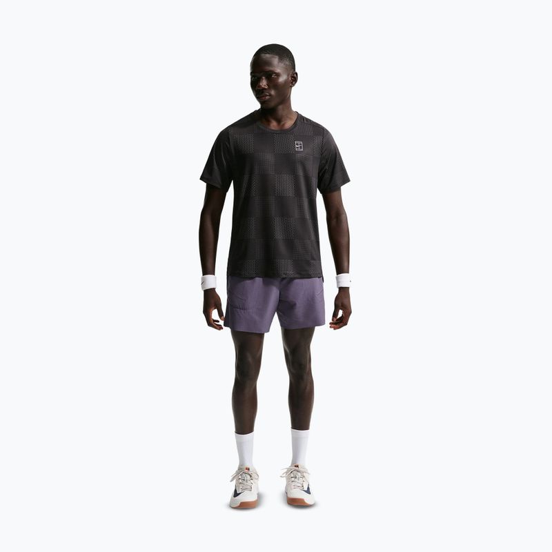 Мъжки тенис шорти Nike Court Advantage Dri-Fit 6" dark raisin/white 2