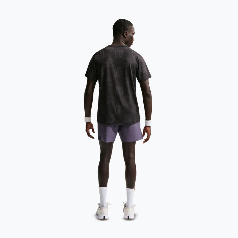 Мъжки тенис шорти Nike Court Advantage Dri-Fit 6" dark raisin/white 3