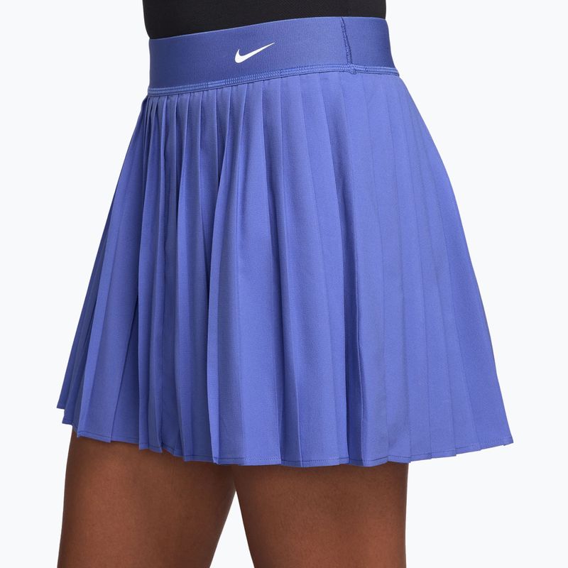 Пола за тенис Nike Victory Dri-Fit High-Waisted Pleated sapphire/white 3