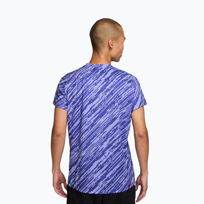 Мъжка фланелка за тенис Nike Court Dri-Fit Victory Print lapis/white 2