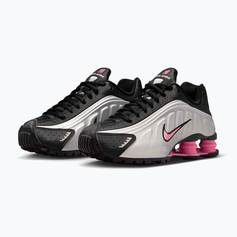 Обувки Nike Shox R4 black/pinksicle/metallic silver 10