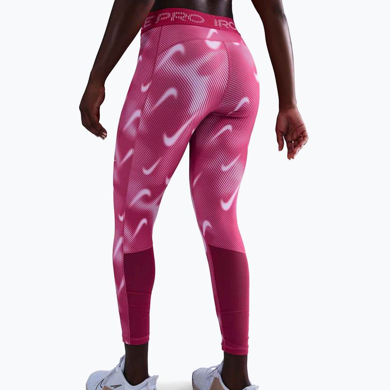 Дамски клин за тренировка Nike Pro Mid-Rise 7/8 rush pink/pink foam/white 3