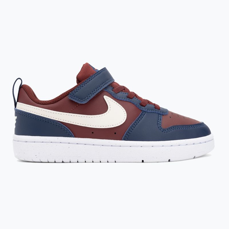 Детски обувки Nike Court Borough Low Recraft dark team red/ssoft pearl/midnight navy 2