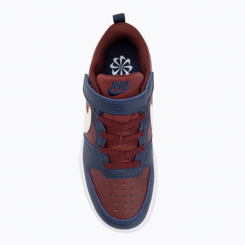 Детски обувки Nike Court Borough Low Recraft dark team red/ssoft pearl/midnight navy 5