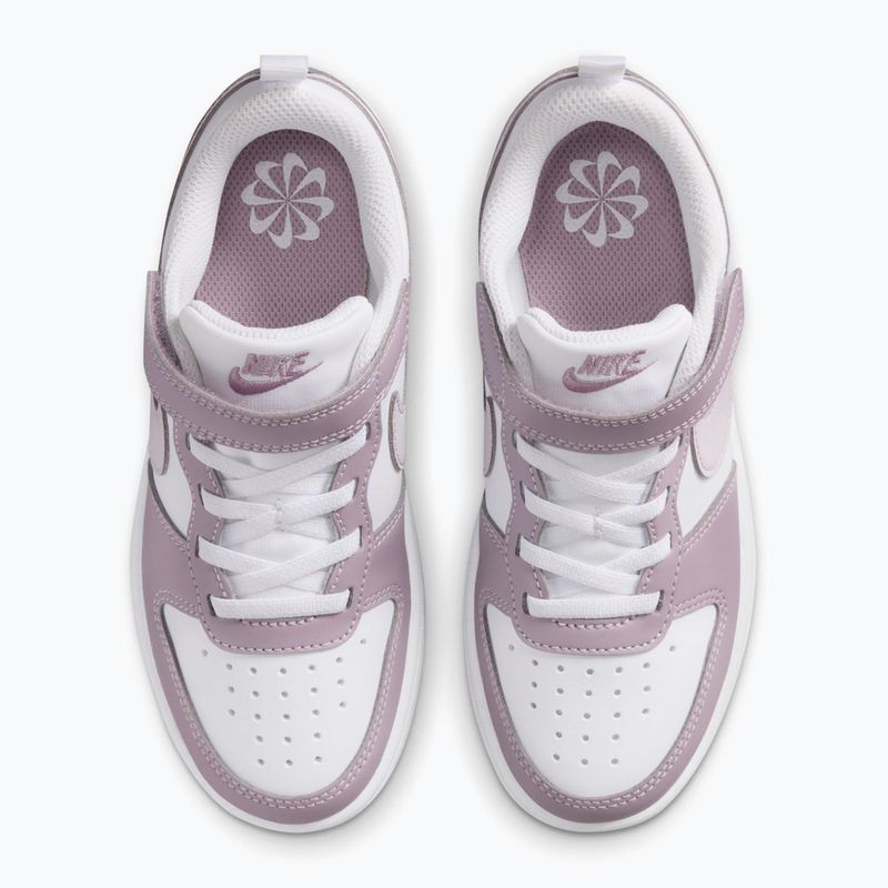 Детски обувки Nike Court Borough Low Recraft white/plum fog/white/venice 4