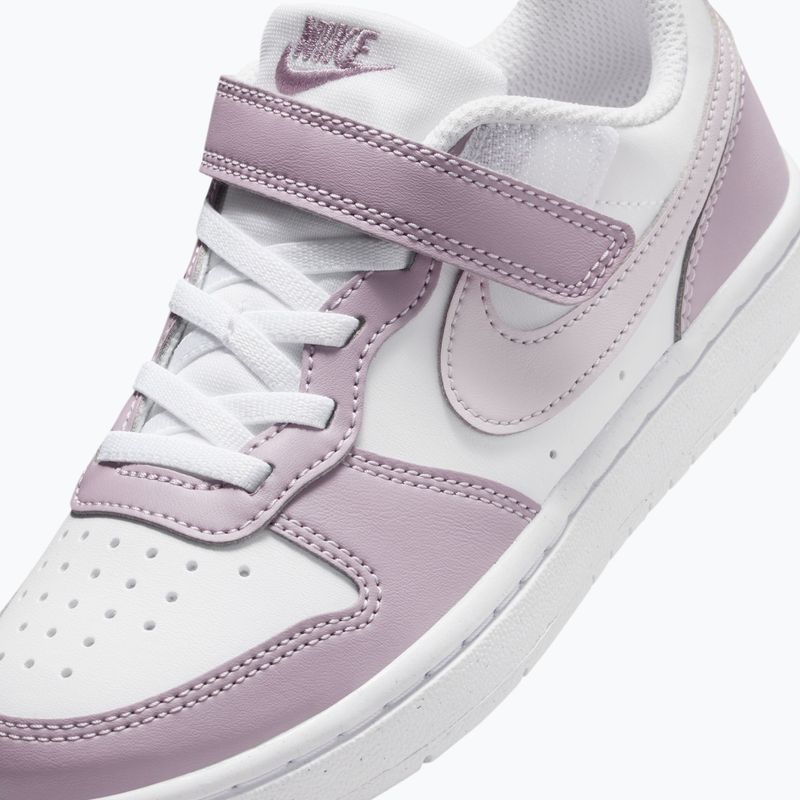 Детски обувки Nike Court Borough Low Recraft white/plum fog/white/venice 5