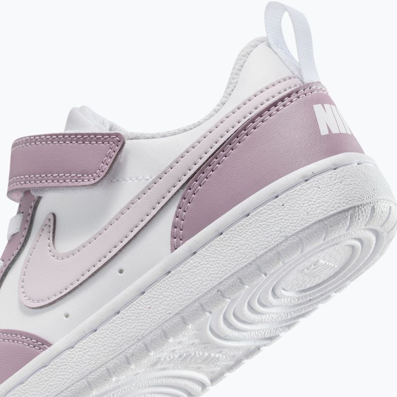 Детски обувки Nike Court Borough Low Recraft white/plum fog/white/venice 6
