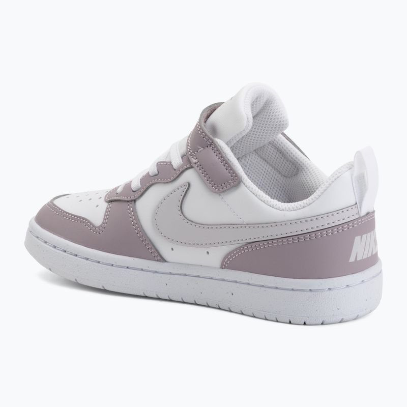 Детски обувки Nike Court Borough Low Recraft white/plum fog/white/venice 3