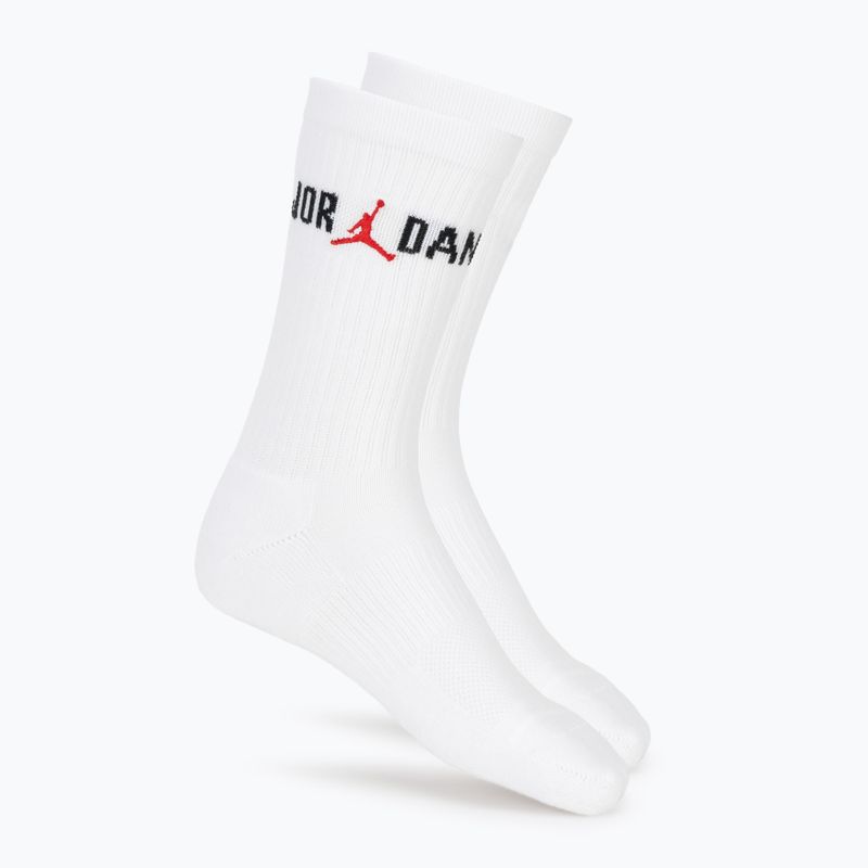 Skarpety Nike Jordan Everyday Crew 1 para white/black/university red
