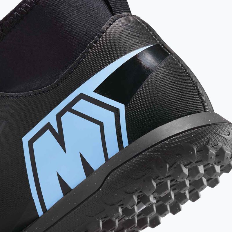 Детски футболни обувки Nike Mercurial Superfly 10 Club TF black/black 15