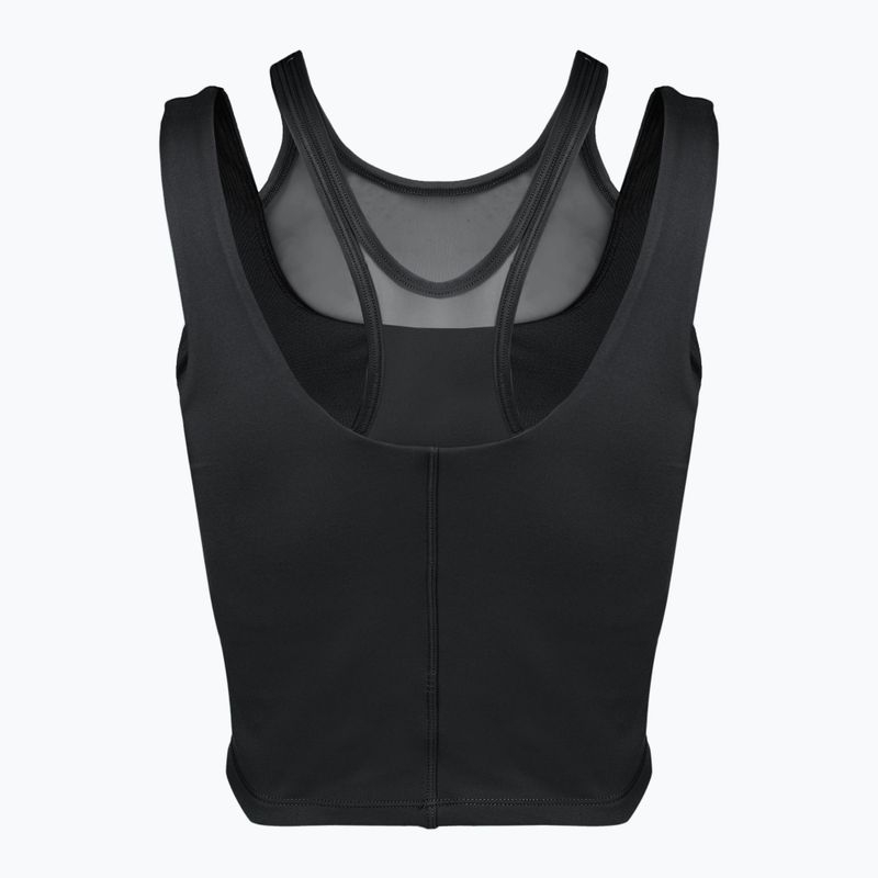 Дамски топ за тренировка Nike One Fitted Dri-Fit Cropped Tank black/dark smoke grey 7