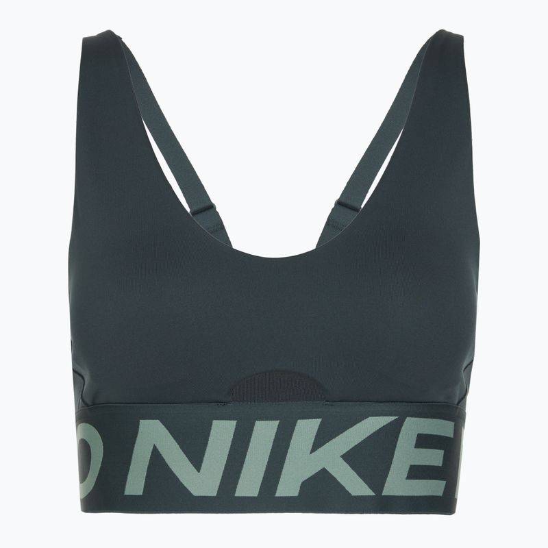 Спортен сутиен Nike Pro Indy Plunge seaweed/clay green/white 6