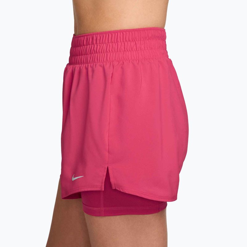 Дамски шорти Nike One Dri-Fit High-Waisted 3“ 2In1 rush pink 4
