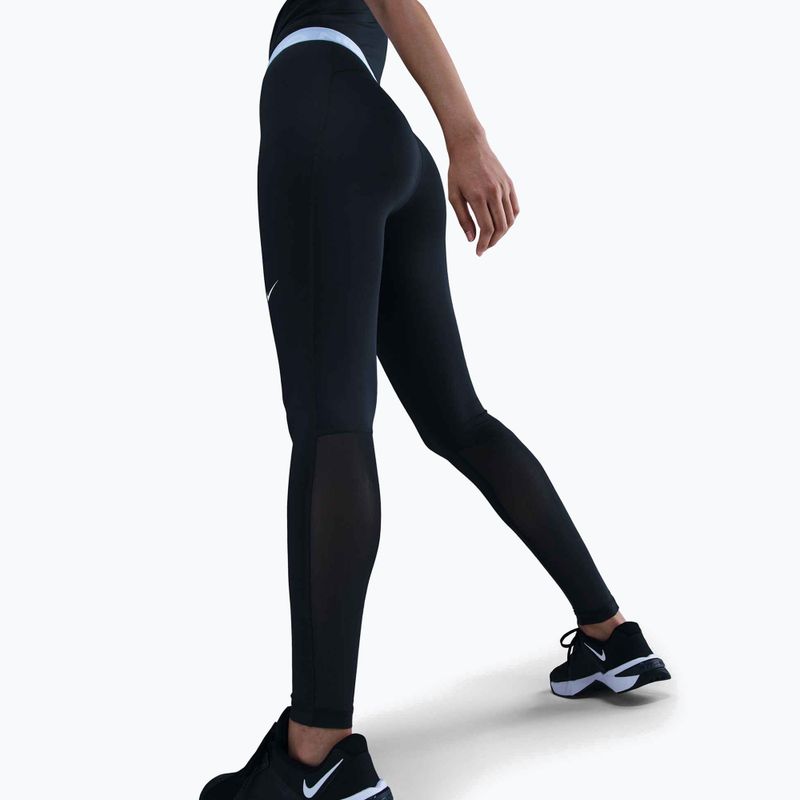 Дамски клин Nike Pro 365 Tight black/celestine blue/white 4