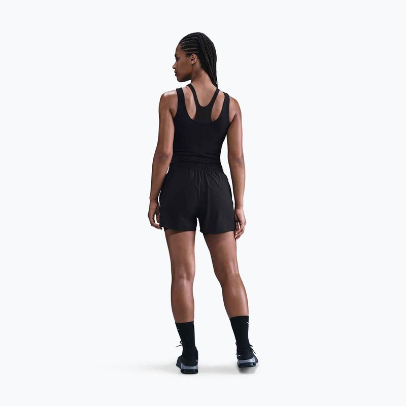 Горнище за тренировка за жени Nike One Fitted Dri-Fit Cropped Tank black/dark smoke grey 3