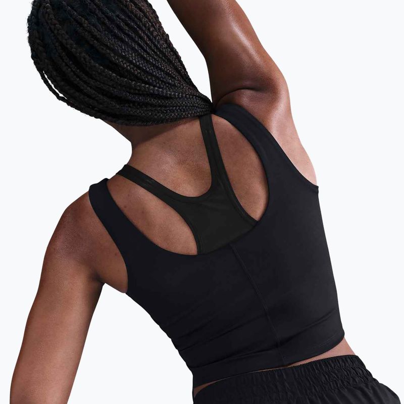 Горнище за тренировка за жени Nike One Fitted Dri-Fit Cropped Tank black/dark smoke grey 5