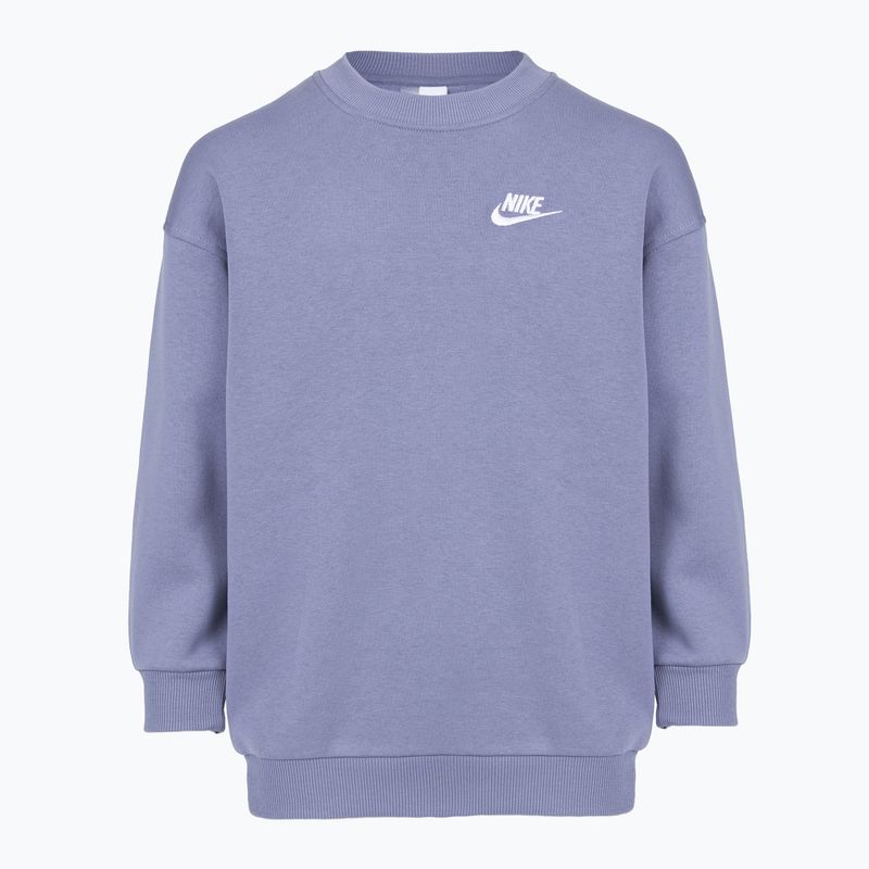 Детски суитшърт Nike Sportswear Club Fleece world indigo/white