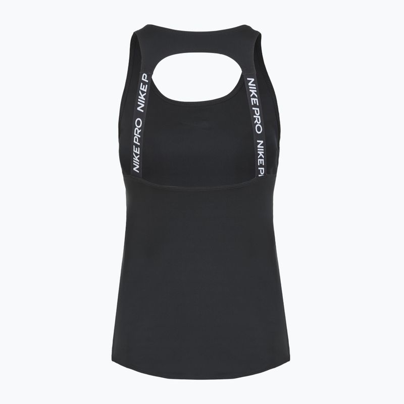 Дамска тренировъчна тениска Nike Pro Dri-Fit black/white 2