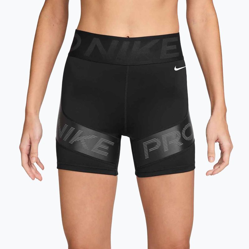 Дамски шорти Nike Pro Sculpt High Waisted 5" Biker black/anthracite/white