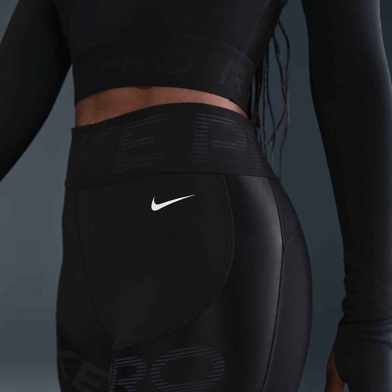 Дамски шорти Nike Pro Sculpt High Waisted 5" Biker black/anthracite/white 11