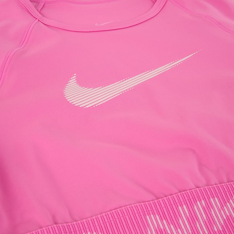 Дамски топ за тренировка Nike Pro Dri-Fit Graphic Cropped playful pink/pink foam/white 9