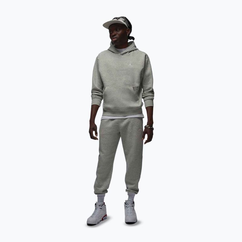 Мъжки суитшърт  Jordan Brooklyn Fleece grey heather/white 2