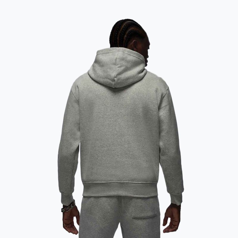 Мъжки суитшърт Nike Jordan Brooklyn Fleece grey heather/white 3