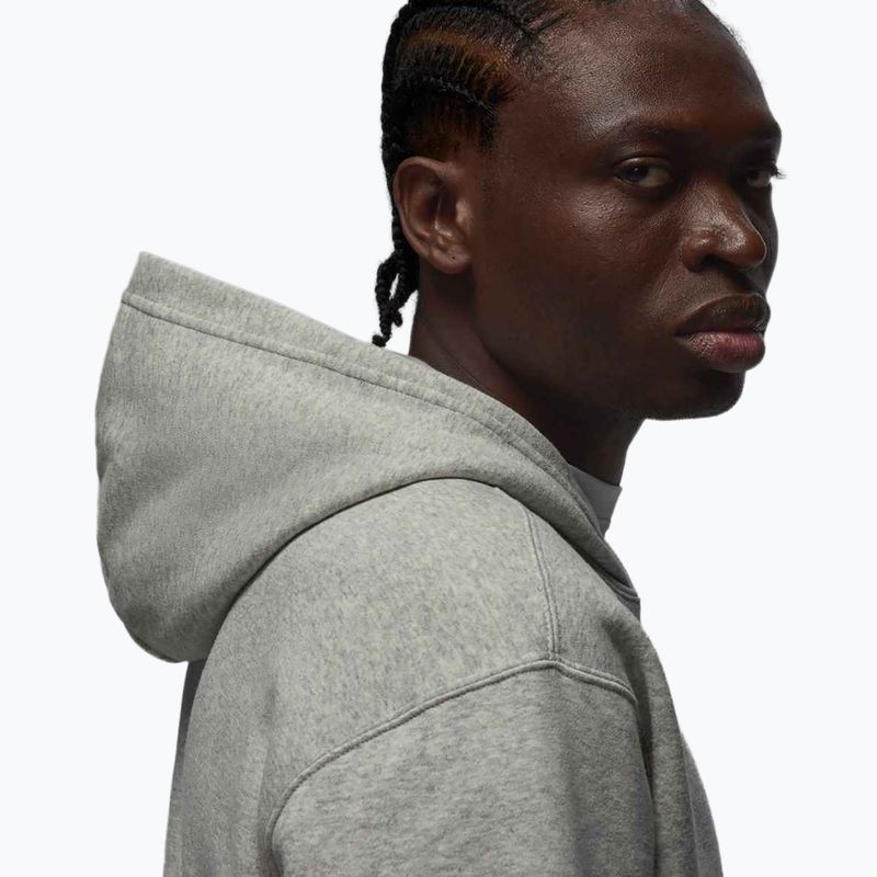 Мъжки суитшърт  Jordan Brooklyn Fleece grey heather/white 5