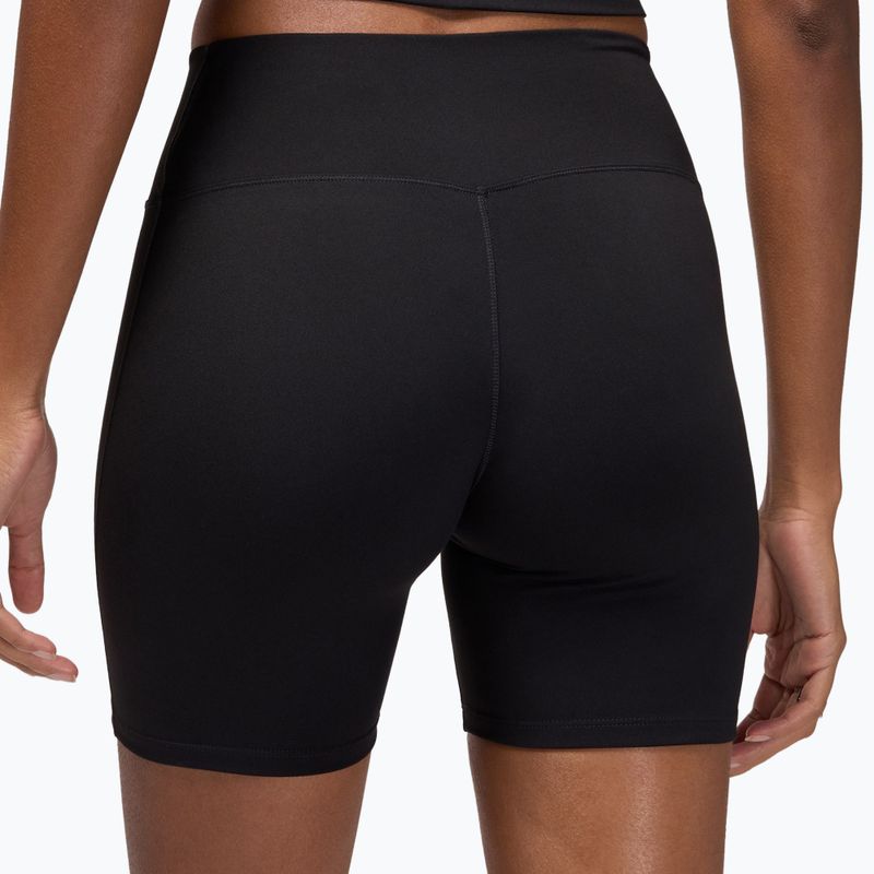 Дамски къси панталони/шорти Jordan Sport Dri-Fit High Waisted 6" black/white 3
