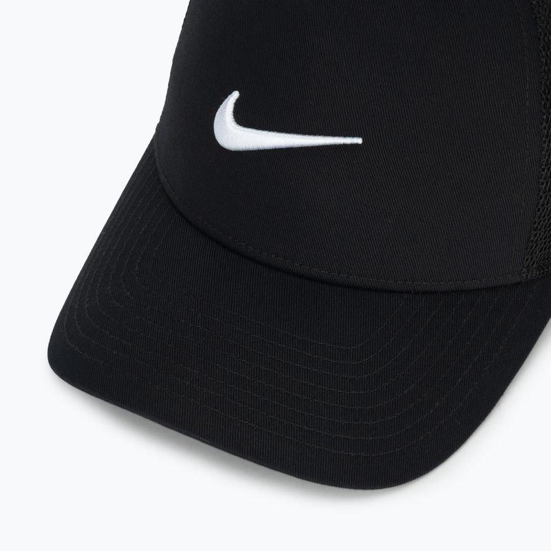 Мъжка шапка с козирка Nike Rise Structured Trucker black/black/white 3