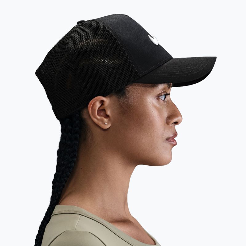 Мъжка шапка с козирка Nike Rise Structured Trucker black/black/white 6