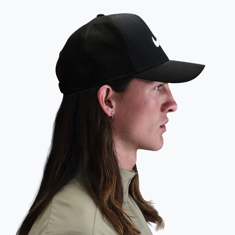 Мъжка шапка с козирка Nike Rise Structured Trucker black/black/white 8