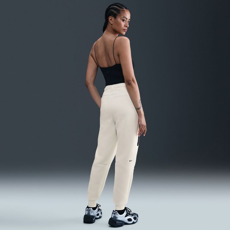 Дамски панталони Nike Sportswear Tech Fleece Mid-Rise sail/black 8