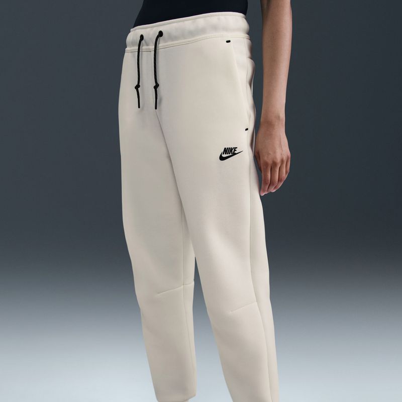 Дамски панталони Nike Sportswear Tech Fleece Mid-Rise sail/black 9