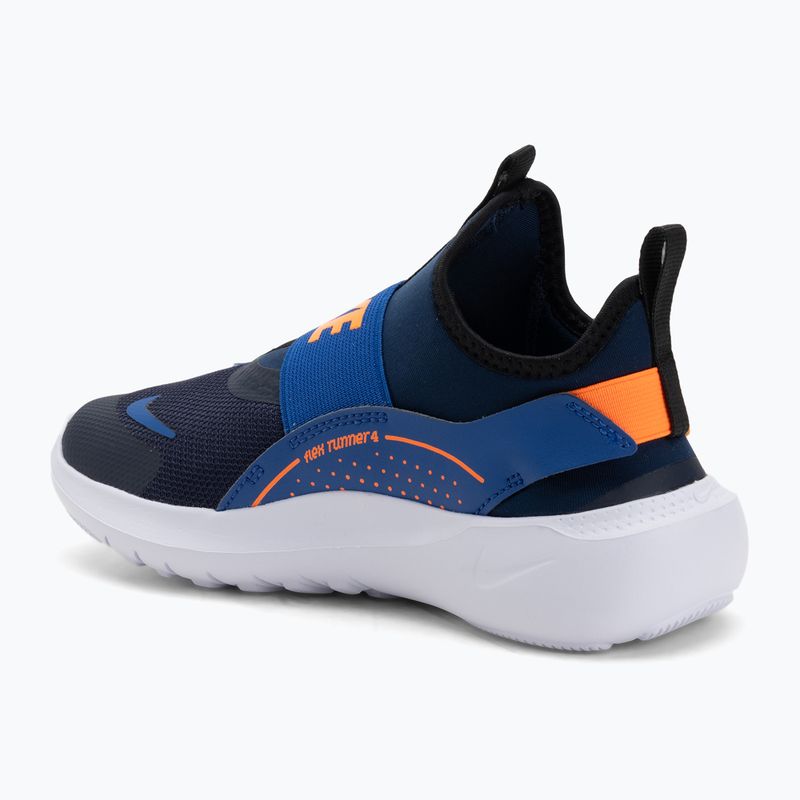 Детски обувки Nike Flex Runner 4 midnight navy/total orange/game royal 3