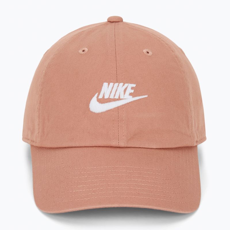 Шапка с козирка Nike Club Unstructured Futura Wash rose gold/white 2