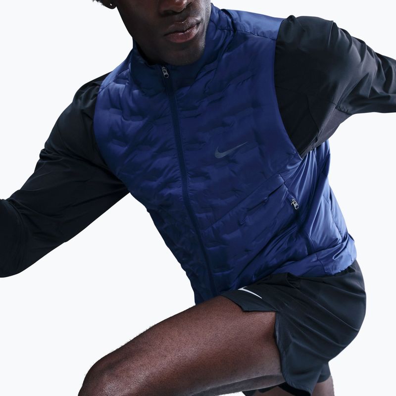 Мъжки елек за бягане Nike Therma-FIT ADV Repel AeroLoft blue void 4