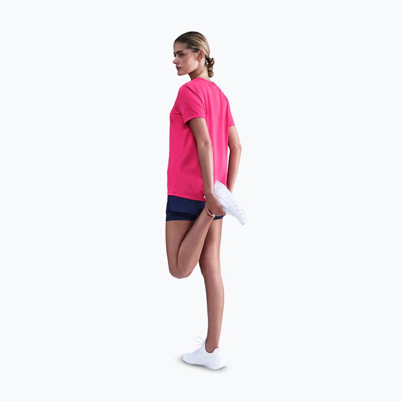 Дамска тениска за тренировка Nike Dri-Fit Rush pink/white 2