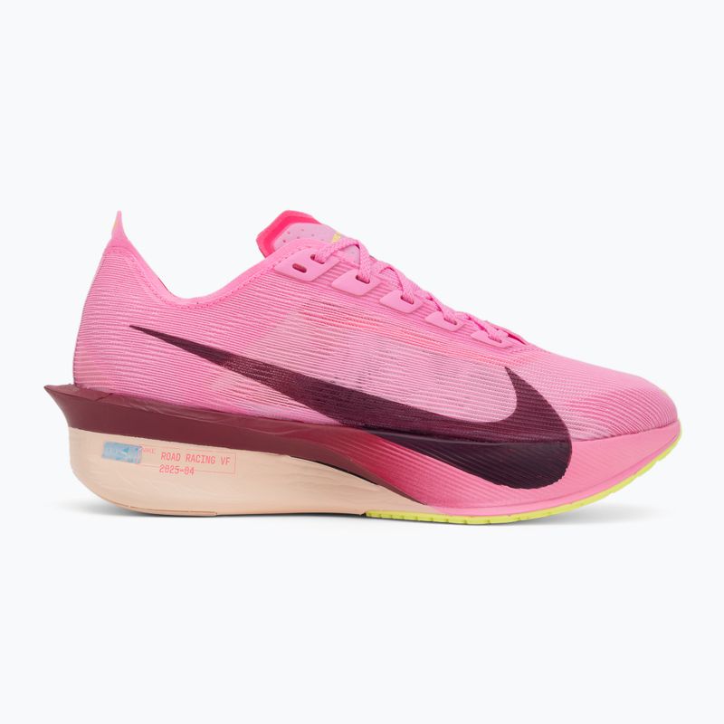Дамски обувки за бягане Nike Vaporfly 4 pink spell/hyper pink/volt ice/bordeaux 2