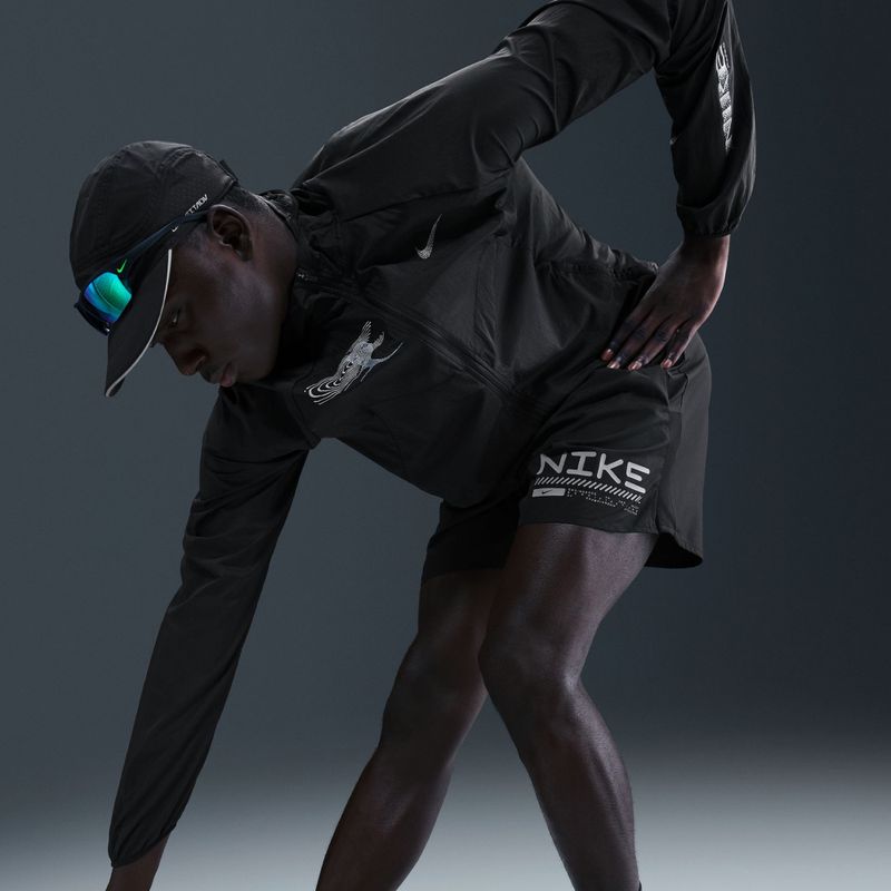 Мъжки шорти за бягане Nike Challenger Winterized 2in1 black/anthracite 5