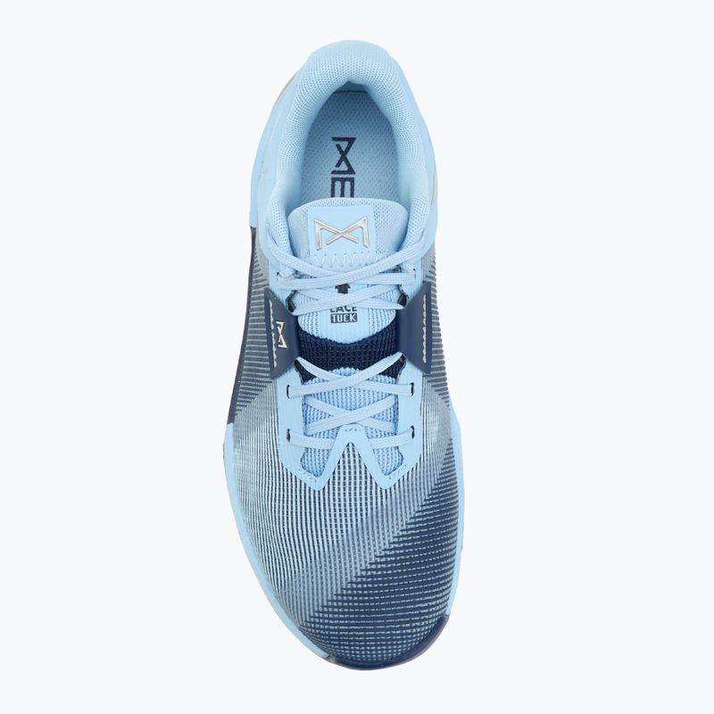 Обувки за вдигане на тежести Nike Metcon 10 women's psychic blue/blue void/metallic silver 5